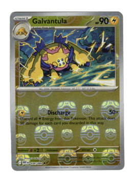 2025 Galvantula  (Master Ball) #034 White Flare