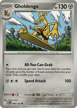2025 Gholdengo #99 Mega Evolution