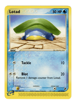 2003 Lotad #67 Sandstorm