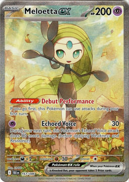 2025 Meloetta ex #167 Black Bolt