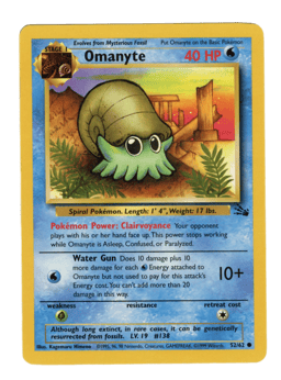 1999 Omanyte #52 Fossil Unlimited
