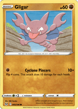 2022 Gligar #95 Lost Origin