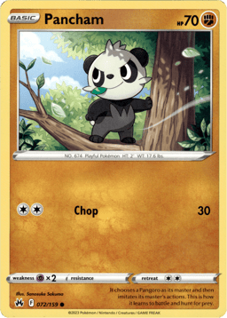 2023 Pancham #72 Crown Zenith