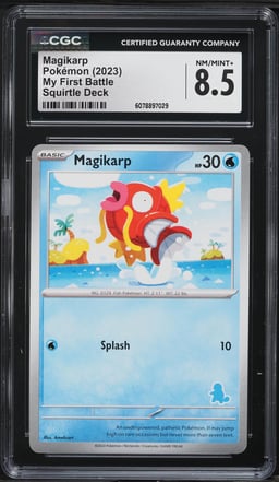 2023 Pokemon Scarlet & Violet My First Battle Deck Magikarp CGC 8.5 NM-MT+