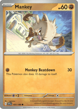 2024 Mankey #45 Paldean Fates