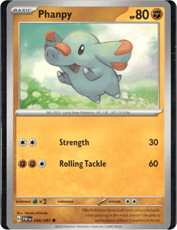 2024 Phanpy #48 Paldean Fates