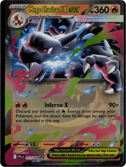 2025 Mega Charizard X ex #13 Phantasmal Flames
