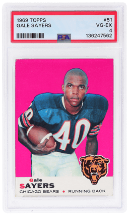 1969 Topps Gale Sayers #51 PSA 4