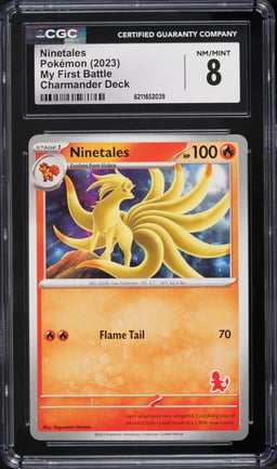 2023 Pokemon Scarlet & Violet My First Battle Deck Ninetales CGC 8 NM-MT