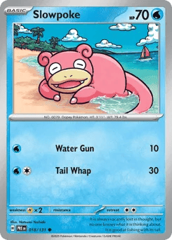2025 Slowpoke  (Master Ball) #18 Prismatic Evolutions