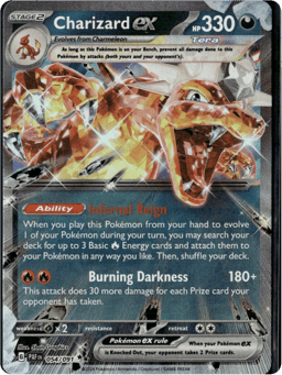 2024 Charizard ex #54 Paldean Fates