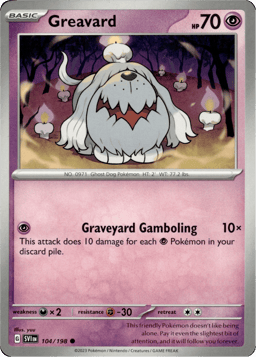 2024 Greavard #42 Paldean Fates