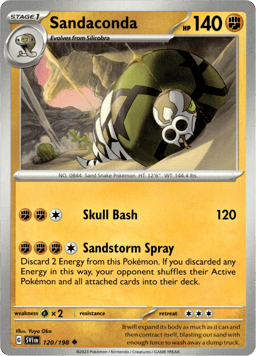 2023 Sandaconda #120 Scarlet & Violet