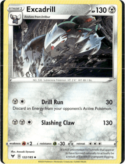 2020 Excadrill #122 Vivid Voltage