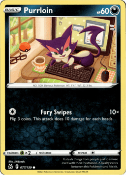 2023 Purrloin #77 Crown Zenith