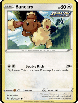 2021 Buneary #212 Fusion Strike