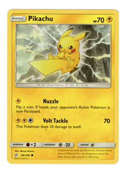 2019 Pikachu #66 Cosmic Eclipse