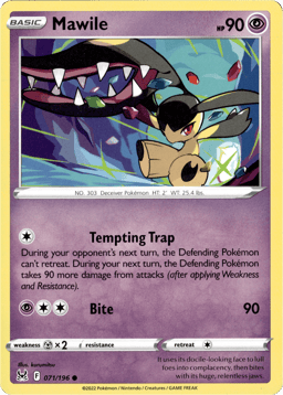 2022 Mawile #71 Lost Origin