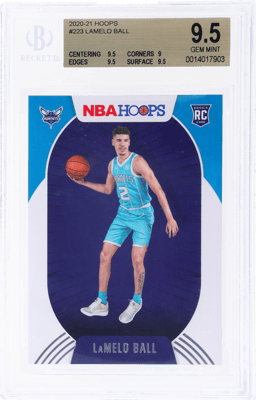 2020 Hoops Lamelo Ball #223 BGS 9.5