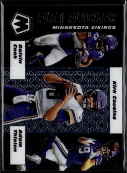2020 Dalvin Cook Kirk Cousins Adam Thielen Green #FF11 Mosaic Flea Flicker