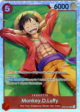 2025 Monkey.D.Luffy (foil) #14 EX Gear 5
