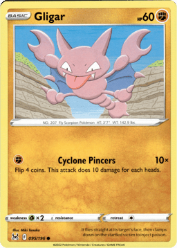 2022 Gligar #95 Lost Origin