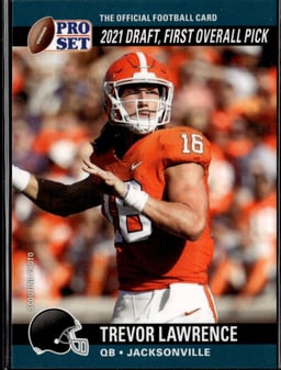 2021 Trevor Lawrence #PSDD1 Pro Set