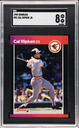 1989 Donruss Cal Ripken Jr. #51 SGC 8
