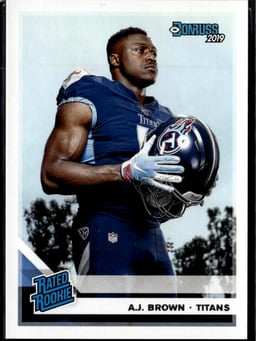 2019 A.J. Brown #314 Rated Rookie