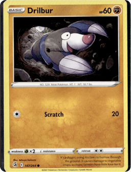 2021 Drilbur #147 Fusion Strike