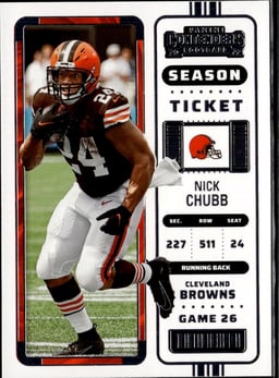 2022 Nick Chubb #24 Contenders