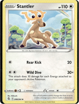 2021 Stantler #208 Fusion Strike