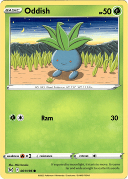 2022 Oddish #1 Lost Origin