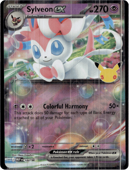 2025 Sylveon ex #100 Mega Evolution Black Star Promos
