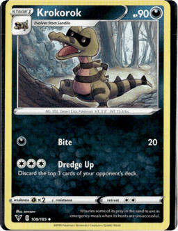 2020 Krokorok #108 Vivid Voltage
