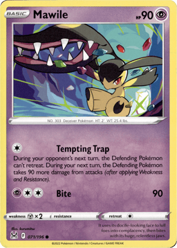 2022 Mawile #71 Lost Origin