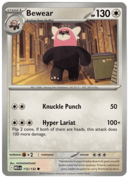 2025 Bewear #112 Mega Evolution