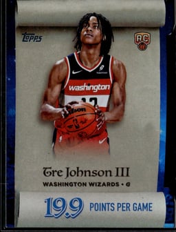 2025 Tre Johnson III #ML-6 Topps Holiday Making the Nice List
