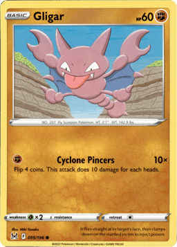 2022 Gligar #95 Lost Origin