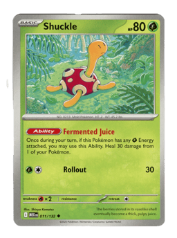 2025 Shuckle #11 Mega Evolution