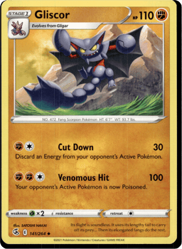 2021 Gliscor #141 Fusion Strike