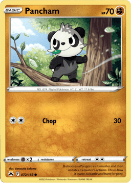 2023 Pancham #72 Crown Zenith
