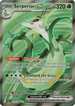 2025 Serperior ex #156 Black Bolt