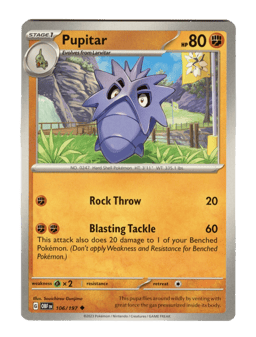 2023 Pupitar #106 Obsidian Flames