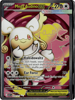 2026 Mega Audino ex #253 Ascended Heroes