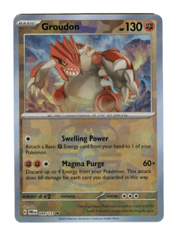 2025 Groudon  (Master Ball) #49 Prismatic Evolutions