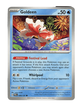 2025 Goldeen #20 Prismatic Evolutions