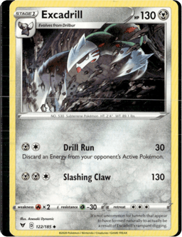 2020 Excadrill #122 Vivid Voltage