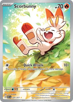 2026 Scorbunny #225 Ascended Heroes