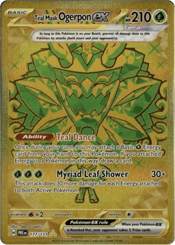 2025 Teal Mask Ogerpon ex #177 Prismatic Evolutions